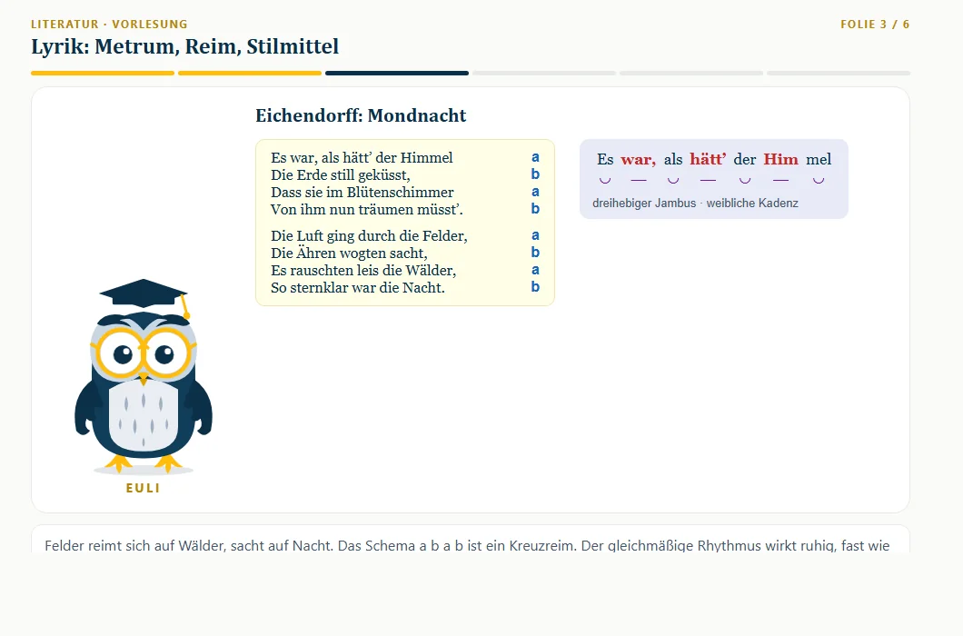 Literatur · Eichendorff, Mondnacht